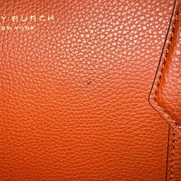 Tory Burch Perry Tote Bag Tripple Compartment Brick Red Women's - Picture 5 of 7